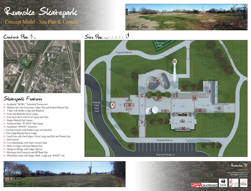 Skate Park Concept Plan Page 1